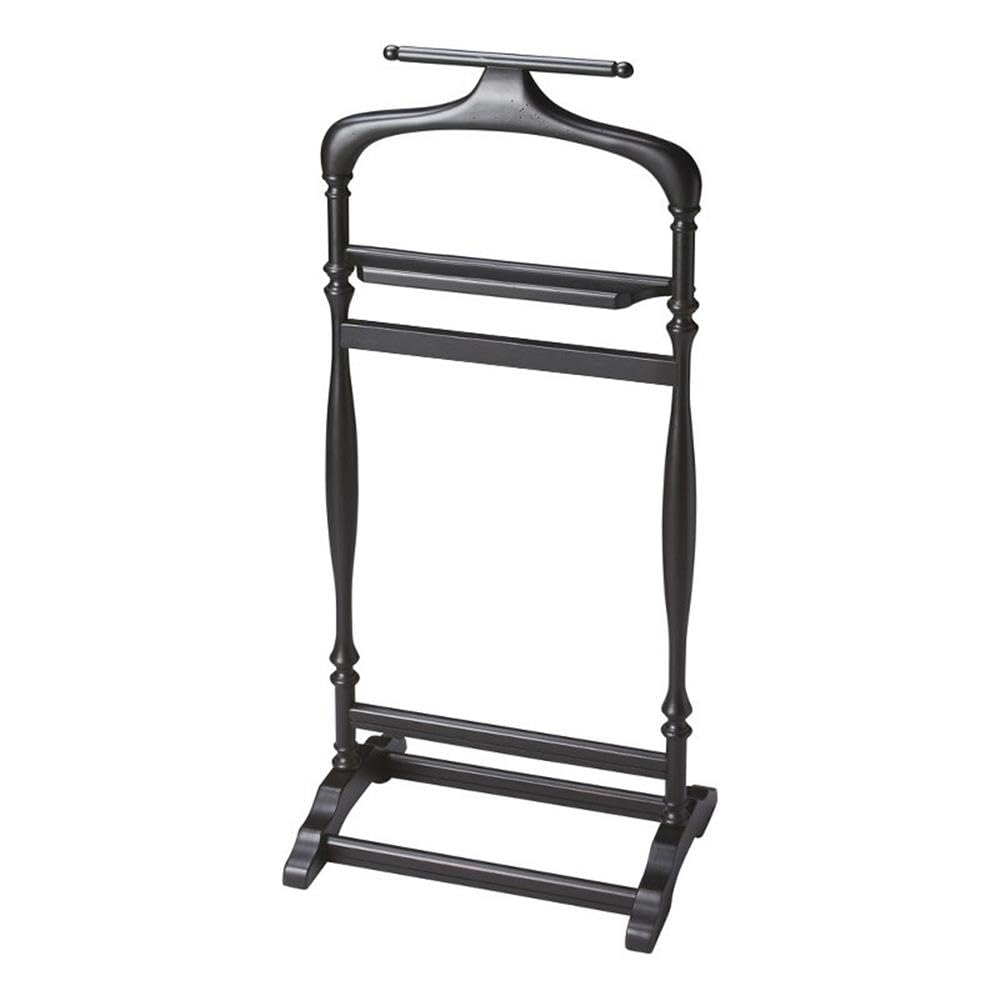 Butler Specialty Company Judson Wood Valet Stand - Black Licorice