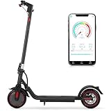 Electric Scooter - Peak 500W Motor, Max 18 Miles Long Range, 20Mph Top Speed, 8.5' Tires, Portable Folding Commuting Electric Scooter Adults with Dual Braking System and App Control