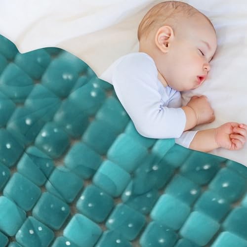 Couverture en micro polaire ultra douce à petits pois chic