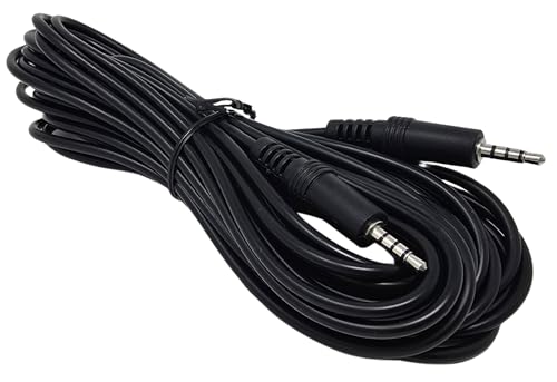 Cable Auxiliar TRRS 3.5mm Macho a Macho 7.62 m