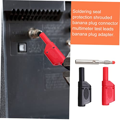 ULTECHNOVO 10 Pçs Plugue Banana Conectores De Fio Elétrico Conector De Plugue De Banana Plugues De B
