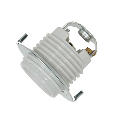 Satco Keyless Threaded Porcelain Socket with Hickey and Ring - 801679