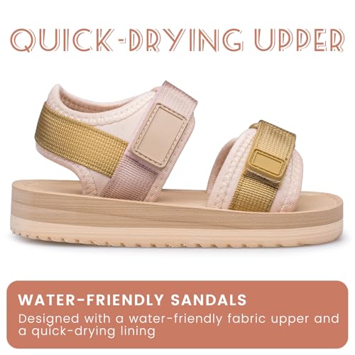 Image of BNV Toddler Little Kid Sandals Boys Girls Adjustable Strap Open-Toe Summer Outdoor Unisex Child Sport Beach Sandals(Toddler /Little Kid /Big Kid)
