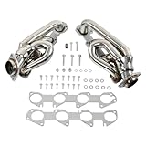 Ram 1500 5.7 Hemi Shorty Headers Direct Replacement for Factory Exhaust Manifolds 2009-2018 and 2019-2024 Ram 1500 Classic 5.7L Old Body Style 2WD 4WD 304 Stainless Steel Includes Gaskets and Hardware