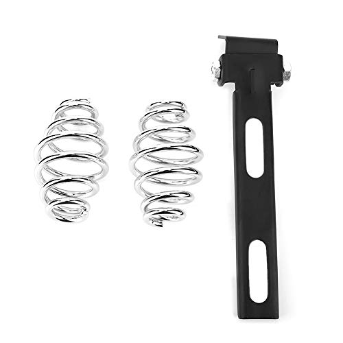 Hlyjoon Acier Inoxydable Siège de Moto Selle Ressorts Support Ensemble Solo Bobber Kit de Support de Fixation Fit pour Bobbersupport de selle solo xvs support...