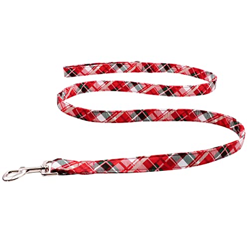 Lionet Paws Christmas Leash Matching Collar for Small Medium Large Dogs