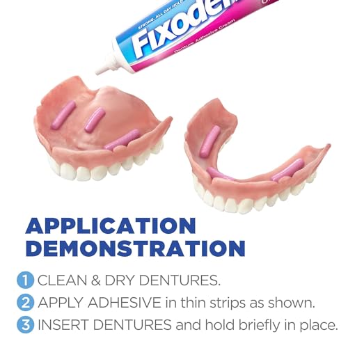 Fixodent Denture Adhesive Cream Original 0.75 OZ - Buy Pack & Save (Pack of 2)