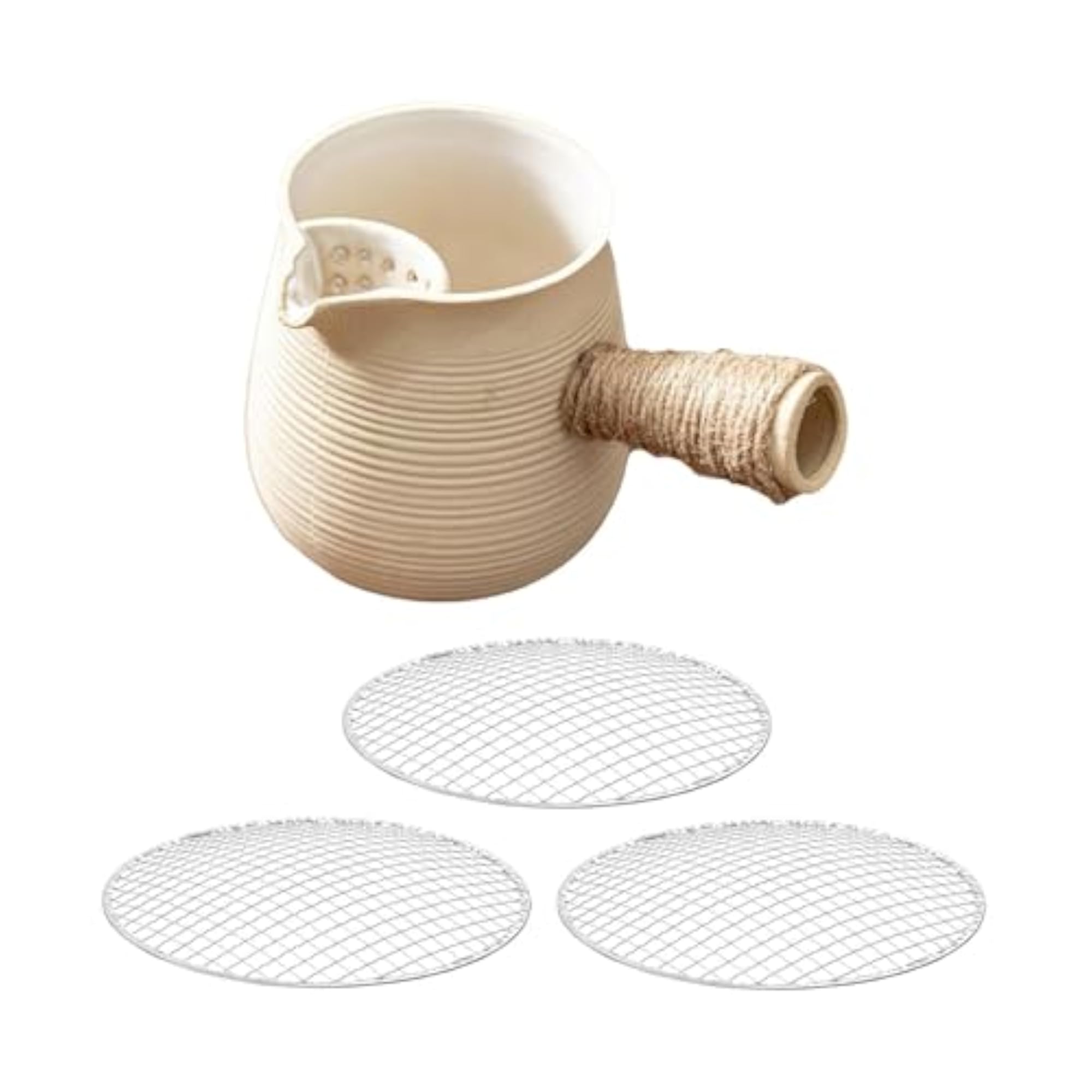 500ml Ceramic Teapot with Anti-Scald Handle for Tea Lovers