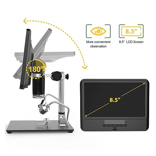 Microscope électronique numérique 1080P zoom 1200X écran LCD réglable - 4