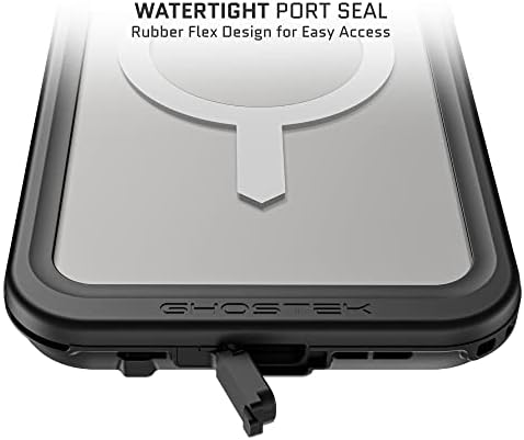 Ghostek NAUTICAL slim iPhone 14 Pro Max Case Waterproof with Screen Protector, MagSafe Magnet, and Camera Lens Cover Rugged Full Body Shell Designed for 2022 Apple iPhone 14 Pro Max (6.7 inch) (Clear)
