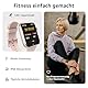 Smartwatch Damen Herren, 1,85 HD Touch Fitnessuhr mit Telefonfunktion, 140+Sportmodi Smart Watch Fitness Tracker mit Pulsmesser Schlafmonitor Schrittzähler, IP68 Wasserdicht Sportuhr für iOS Android