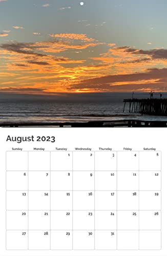 2023 Wall Calendar 12 Month | Ocean, Sand, Sun & Waves | Wall Calendar 2023 Monthly Wall | Hanging Calendar | Calendar Scenery | 2023 Calendar 8.5 X 11 | Wall Mount Calendar | Yearly Wall Calendar #TOP7