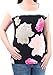 Calvin Klein Women's Printed Top with Horizontal Zip