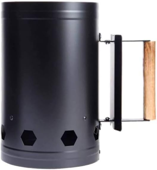 Coal Burner and Charcoal Chimney Burner Starter for Bbq Barbeque - Steel Cooking Stove Fire Chimney Starter BBQ Tools