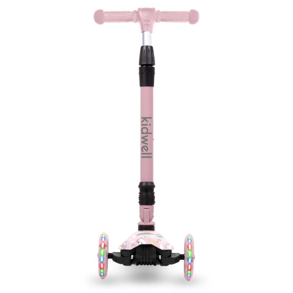 COIL Monopattino per bambini, triciciclo, monopattino, triciciclo, monopattino a tre ruote, scooter da città, cuscinetti ABEC-7, regolazione del volante a 3 livelli, ruote a LED