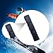 Colaxi Double Ski Bag Roller Snowboard Bag with Handle Padded Gear and Apparel Storage Storage Case for Skiing Air Travel