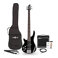 Smooth Playability: The Chicago Left Handed Bass Guitar is a smooth, sleek instrument. Its non-lacquered Maple neck ensures smooth playability as well as adding to the instruments classic look. Wide Range Of Tone-Shaping Possibilities: Rich, punchy t...