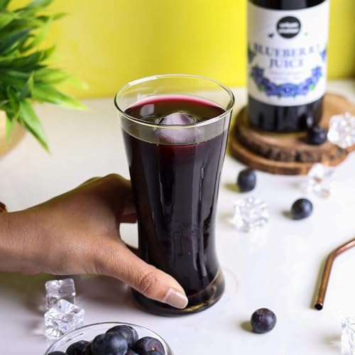 Image of Urban Platter Pure Canadian Blueberry Juice, 350ml (Unsweetened, Supports Brain, Heart, Immune Health, Antioxidant Powerhouse)