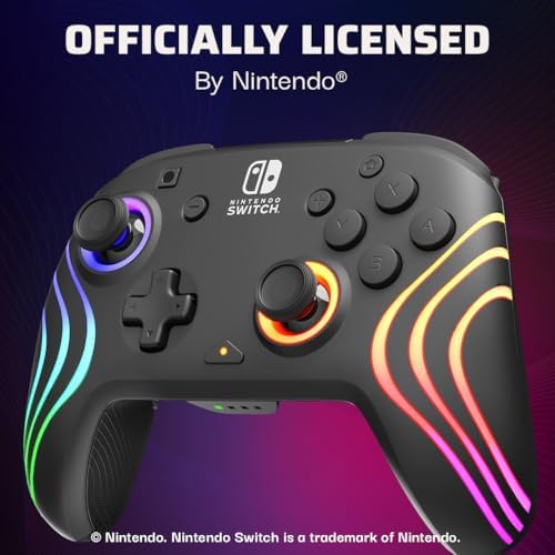 PDP Afterglow Wave Wireless RGB Gaming Controller for Nintendo Switch 2 - 5