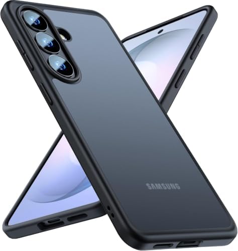 Premium Hülle für Samsung Galaxy S26 – Robust, stoßfest & stilvoll! Airbag-Technologie für Schutz auf Militärniveau. Kratzfest, griffig & sorgt für höchsten Komfort (Schwarz, Samsu