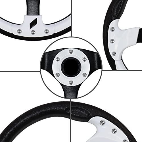 Motafar Golf Cart Steering Wheel With Ergonomic Design Universal Fit For Golf Cart Club Car Ezgo Rxv & Txt, Yamaha, Precedent Tempo, Ds #TOP2