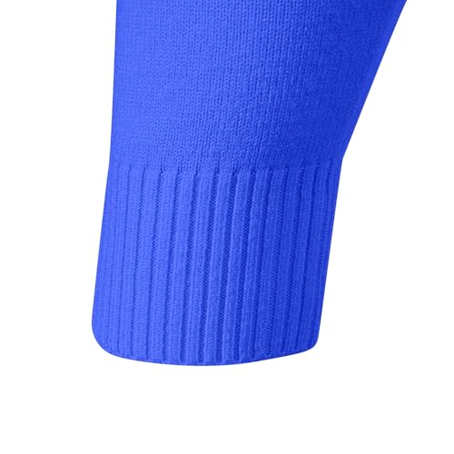 Men's Sweaters Quarter Zip Pullover Tops Fall Winter Warm Knitted Jumper Casual Turtleneck Slim Fit Sweater2