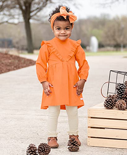 RuffleButts Baby/Toddler Girls Footless Ruffled Tights3