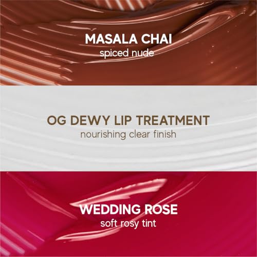 Image of indē wild Dewy Lip Balm | Hydrating & Plumping | Lasts 8+ hours | Nude & Non-Sticky | With Natural Desi Ghee, Peptides, Hyaluronic Acid & Shea Butter | Korean Formulation