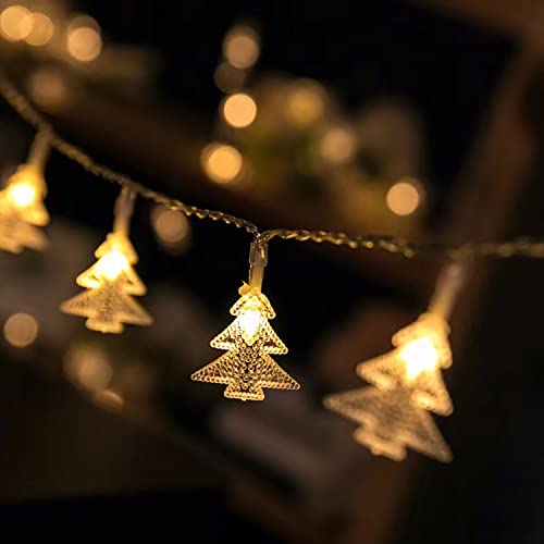 Decorations Indoor Outdoor ，Christmas Lights 19.6 Ft 40 Led Tree Lights Room Decor Battery String Lights，Waterproof Lights For Holiday Wedding Party, Xmas Tree, New Year, Garden Decorations #TOP2