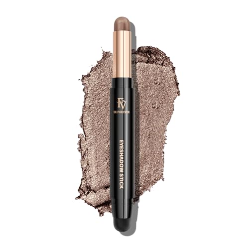 FV Lidschatten Stift, Langanhaltend und Hochpigmentierter Creme Glitzer Lidschatten, Knitterfrei, Wasserfester Eyeshadow Stick mit Shimmer Finish, Golden Shimmer