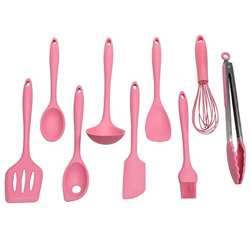 Image of Chef Craft Premium Silicone Wire Cooking Whisk, 10.5 inch, Pink (Pack of 2)