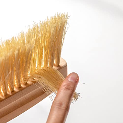 Oakart Mini Metal Dustpan And Brush Set For Sweeping Crumbs Fireplace, Natural Table Sweeper Combo (Black) #TOP5