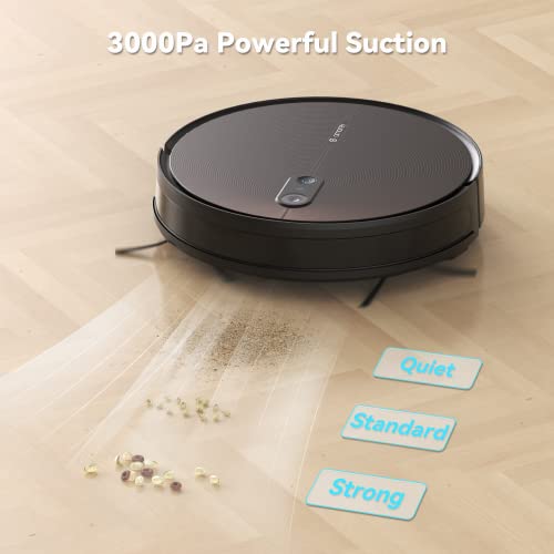 Amarey Robot Aspirateur Laveur avec Station de Vidage Automatique, Navigation Intelligente, Contrôle Via APP et Alexa, Idéal pour Poils d'animaux Sol Tapis - Image 4