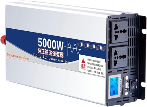 Invertisseur d'onde de sinus de 2500W 24V 110V pour conversion énergie solaire