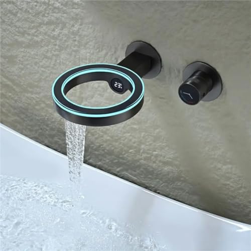 Robinet de lavabo à affichage thermique pour éviter les brûlures sous la douche ou au bain - 2