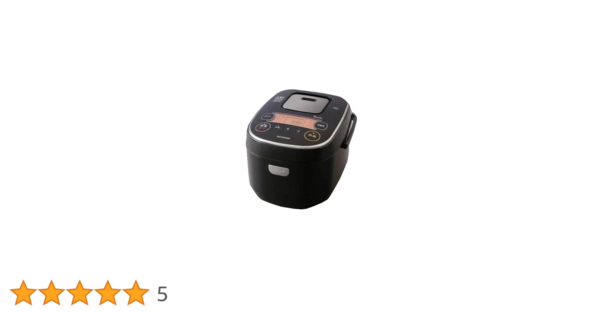 Amazon | MRCIG50BBK IH炊飯ジャー ブラック 5.5合 | アイリスオーヤマ