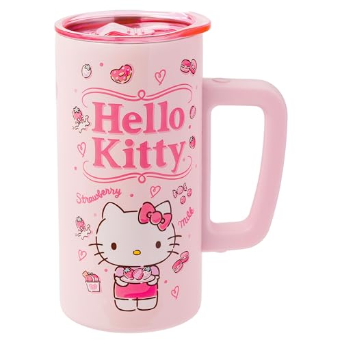 Silver Buffalo Sanrio Hello Kitty Strawberry Milk...