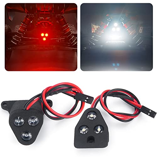 RCHUBAM Front & Rear LED Lights Kit for ARRMA 1/8 Typhon 6S BLX TLR