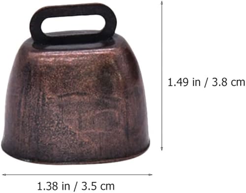 Miniatura 2 de SUPVOX 6pcs Cow Grazing Bells Loud Bell Farm Animal Horse Sheep Noise Makers Cattle Metal Bells for Christmas Tree Hanging Decorations