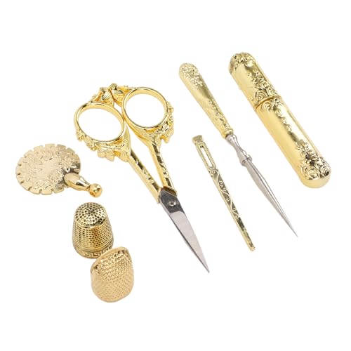 Kit de costura de madera maciza de 30 piezas para regalar 6