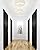 VICNIE 2-Light Flush Mount Ceiling Light, 12 inch Modern Ceiling Light Fixture with White Metal and Frosted Glass Shade for Hallway, Kitchen, Bedroom