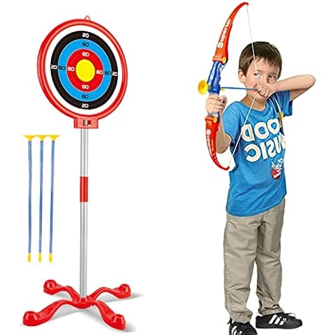 xwin sportseries Kids Complete Archery Bow and Arrow Shooting Set with Infrared Light Bow, Soft Arrows, Large Archery Set Perfect for Indoor or Outdoor Games, 3 Arrows, Boys and Girls Ages 5 to 12 Cover