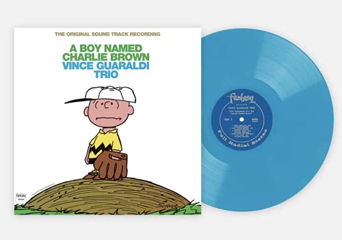Album Art for A Boy Named Charlie Brown - Exclusive Limited Edition Soundtrack Sky Blue Colored Vinyl LP by Vince Guaraldi Trio