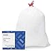 Amazon Brand - Solimo Tall Kitchen Drawstring Trash Bags, 13 Gallon, 90 Count