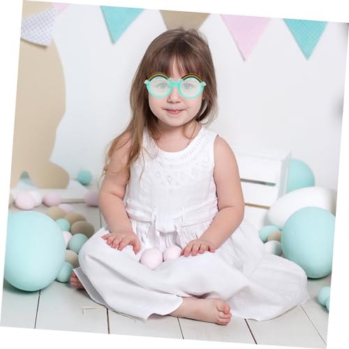 2pairs Girls Fashion Sunglasses Boys Girls Glasses Ergonomic Design Boys and Light Glasses2