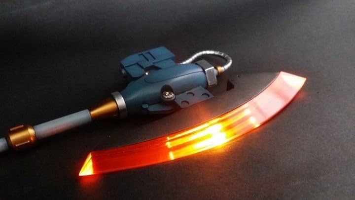 ザク ヒートホーク ウェアラブルウェポン LED発光 アクション 確実検品発送！ Amazon.co.jp: MG 1/100 MS ザク用 発光ジャイアント・ヒートホーク