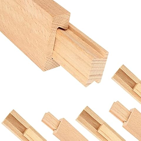 LANIAKEA 6PCS Wood Drawer Slide 16 Inches Wooden Drawer Slides Bottom Mount Center Mount Drawer Slides Replacement Part Cover