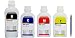 Produktbild Ink-Mate Kompatible Tintenflasche für HP, 1 x CN621AE 1000 ml Schwarz, 1 x CN622AE 500 ml Cyan, 1 x CN623AE 500 ml Magenta, 1 x CN624AE 500 ml Gelb und Stift Schneider