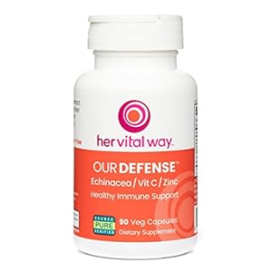 Our Defense Non-GMO Vitamin C/Echinacea/Zinc Healthy Immune Support