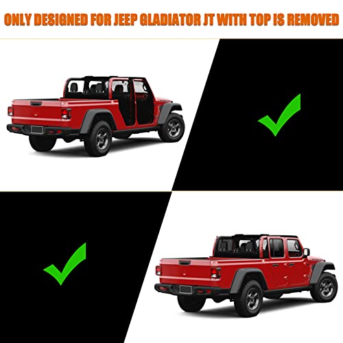 Waterproof Cab Cover Replace For 2020-2023 Jeep Gladiator, 600D Oxford Cloth Heavy Duty All Weather Gladiator Cover For Sun Snow Rain Dust Protection #TOP5